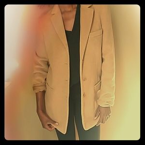Calvin Klein Camel Hair Riding Jacket